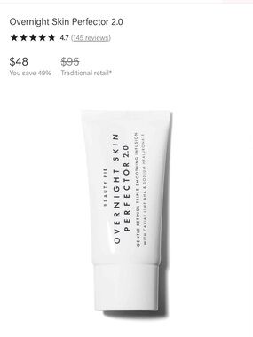 Beauty Pie Overnight Skin Perfector 2.0 - NIB